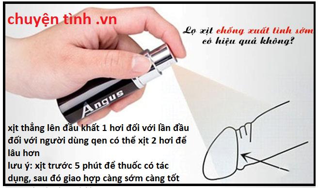  Địa chỉ bán Chai xịt chống xuất tinh sớm Strong Men chính hãng