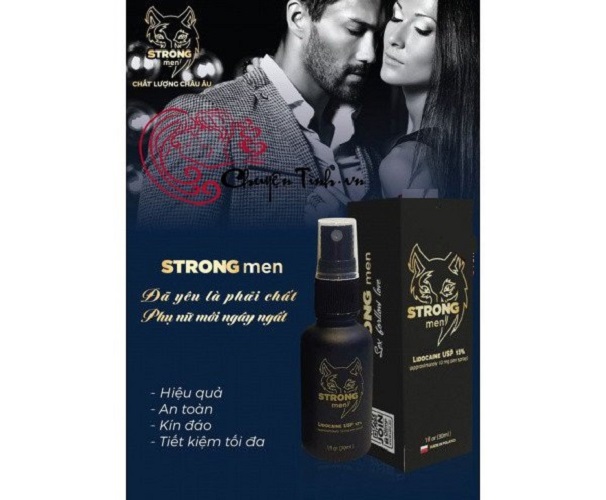  Địa chỉ bán Chai xịt chống xuất tinh sớm Strong Men chính hãng