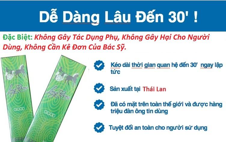  Giá sỉ Chai xịt giúp kéo dài thời gian quan hệ Long Time Thái Lan trị xuất tinh sớm có tốt không?