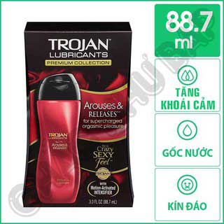  Địa chỉ bán Gel bôi trơn kích thích nữ Trojan Arouses And Releases giá rẻ