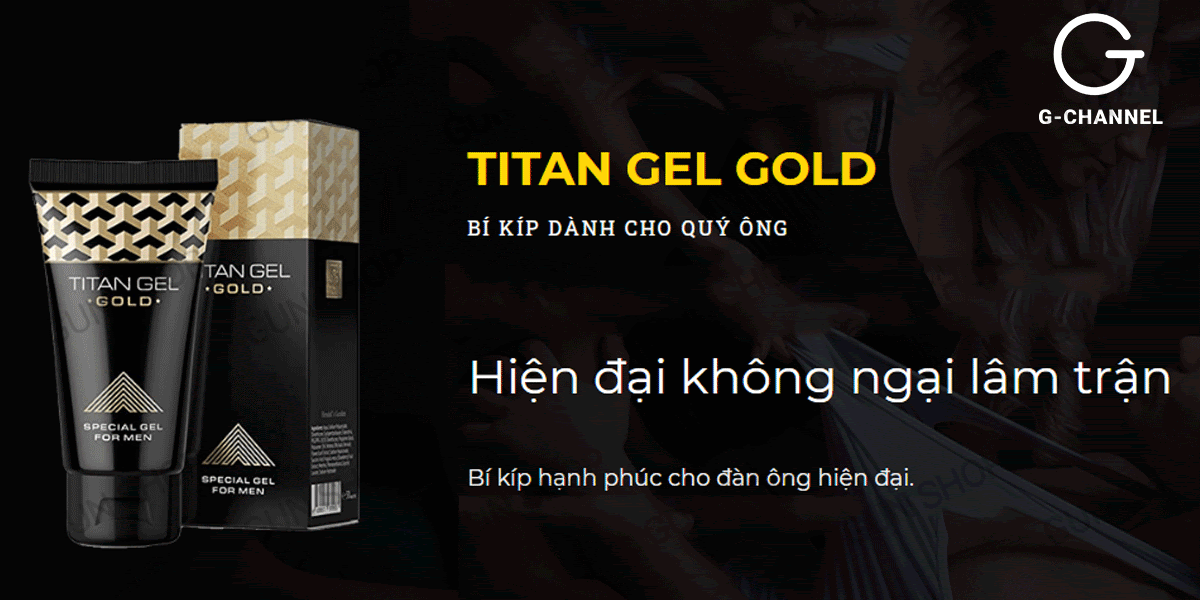  Cửa hàng bán Gel bôi trơn tăng kích thước cao cấp - Titan Gold - Chai 50ml nhập khẩu