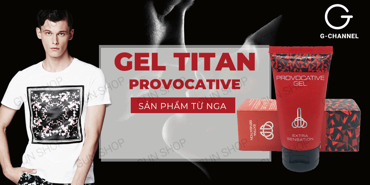  Đại lý Gel bôi trơn tăng kích thước cho nam - Titan Provocative - Chai 50ml tốt nhất