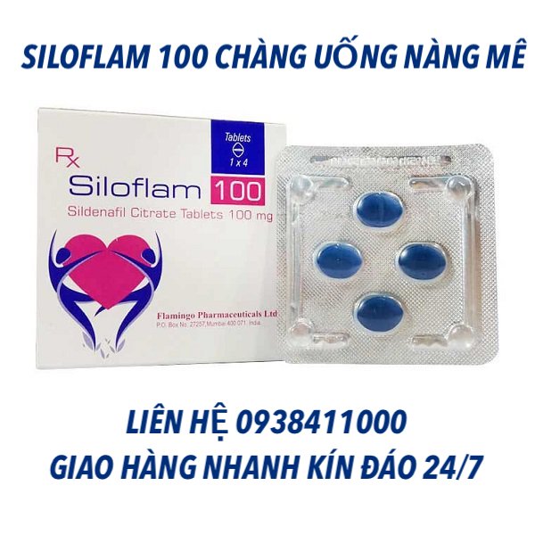  Bán Viên uống SILOFLAM 100MG thuốc cường dương dành cho nam giới trị xuất tinh sớm kéo dài thời gian quan hàng xách tay