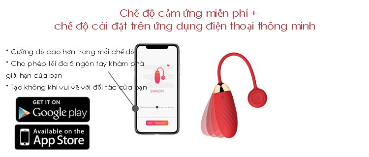  Bảng giá Trứng Rung Cao Cấp Svakom Ella Điều Khiển Qua Điện Thoại – DC89F loại tốt