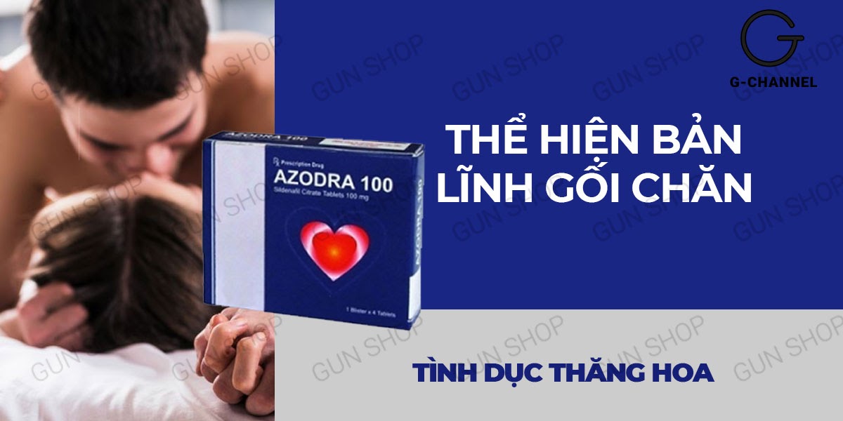  Đại lý Viên uống hỗ trợ cương dương tăng cường sinh lý Azodra 100mg - Hộp 4 viên giá tốt