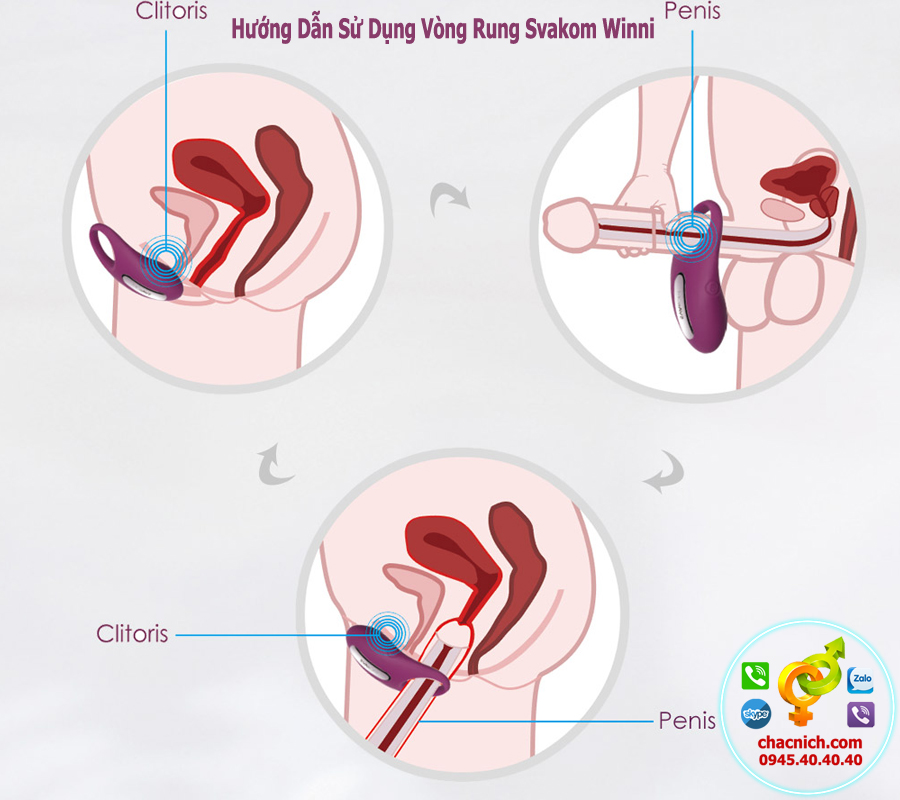  Nhập sỉ Vòng rung thông minh cao cấp Svakom Winni hàng mới về